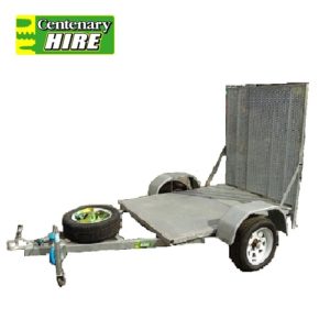 Trailer with ramp